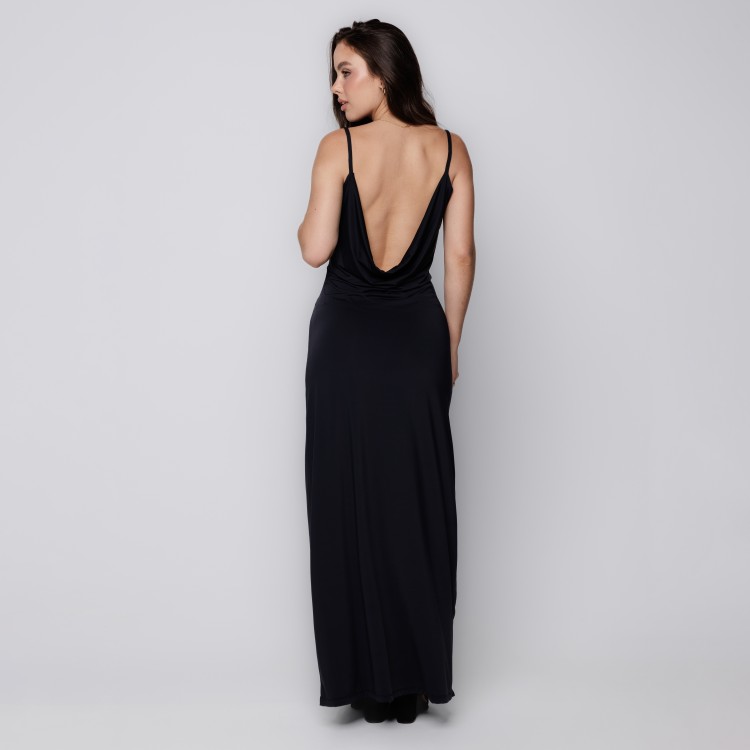 Vestido Longo Alcinha Preto