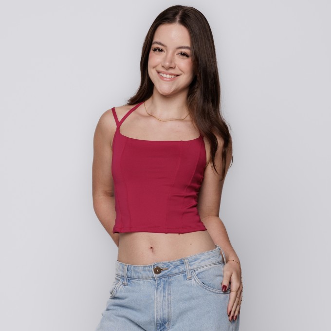 Blusa Corset Alças Duplas Desejo